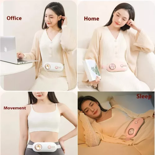 HappyPet Comfort - Menstruációs masszírozó öv (fehér)