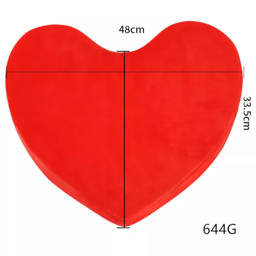 Desirel Magic Pillow - szív alakú szexpárna (piros)