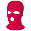Balaclava - kötött szopóálarc 3 nyílással (sötét pink)