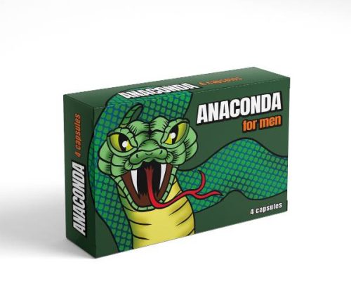 Potencianövelő | Anaconda Kapszula Férfiaknak - 4 db