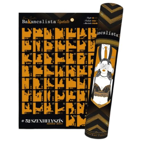 Bakancslista - 52 szex helyszín társasjáték