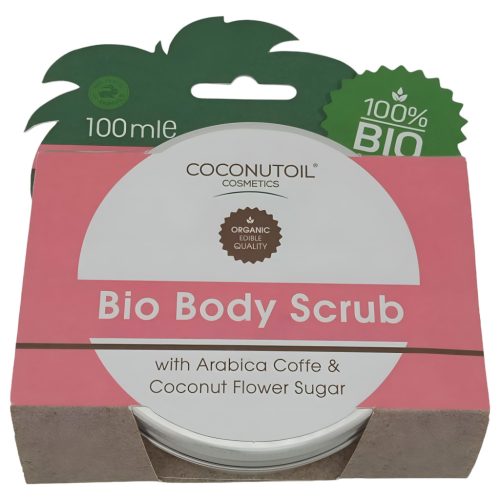 Coconutoil - Bio Testradír Kávéval & Kókuszvirágcukorral (100ml)