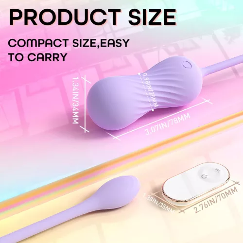 Sex HD Twist Egg - lökő vibrotojás távirányítóval (lila)