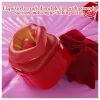 SEX HD Lovely Kiss - léghullámos csiklószívó vibrátor nőknek (piros)