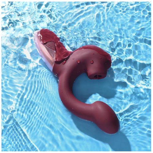 Magic Motion Magic Ponder - 2in1 csiklókaros vibrátor (bordó)