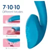 / Vibeconnect - vízálló G-pont vibrátor és csiklóizgató (kék)