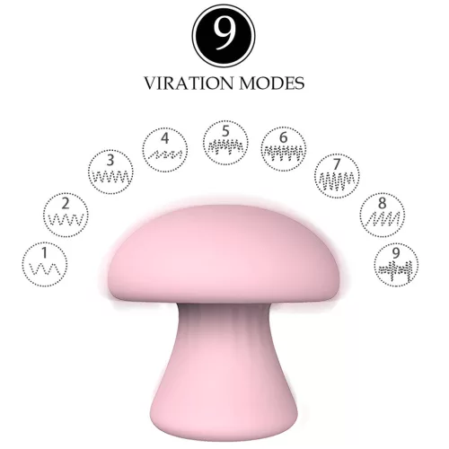 / Magic Mushroom - akkus vibrátor (pink)