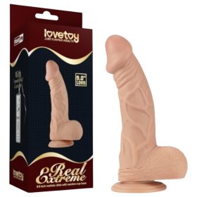   Lovetoy Real Extreme - tapadókorongos dildó - 23cm (natúr)