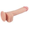 Lovetoy Nature Cock - tapadótalpas élethű dildó - 21cm (natúr)