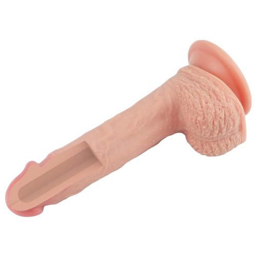 Lovetoy Nature Cock - tapadókorongos élethű dildó - 21cm (natúr)
