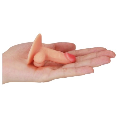 Lovetoy - tapadókorongos telefon tartó - minidildó (natúr)