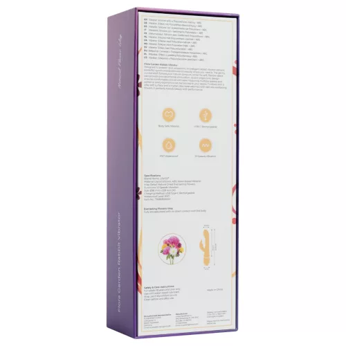LOVISS Flower - csiklókaros G-pont vibrátor (fekete)