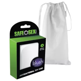   Safe Sex - antibakteriális diszkrét tároló táska - fehér (M)