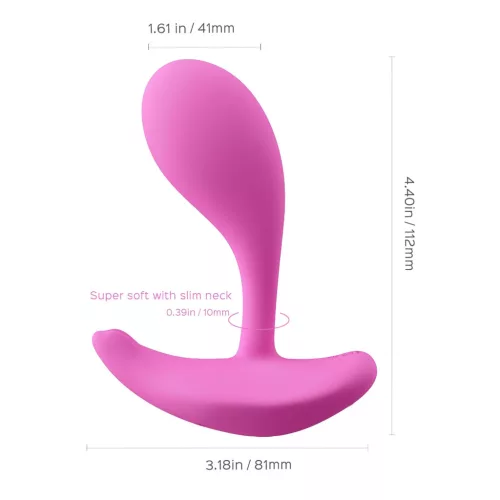 Honey Play Box Oly 2 – App-vezérelt G-pont és csiklóizgató vibrátor (pink)