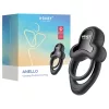 Honey Play Box Anello – App-vezérelt vibrációs pénisz- és heregyűrű, férfiaknak (fekete)