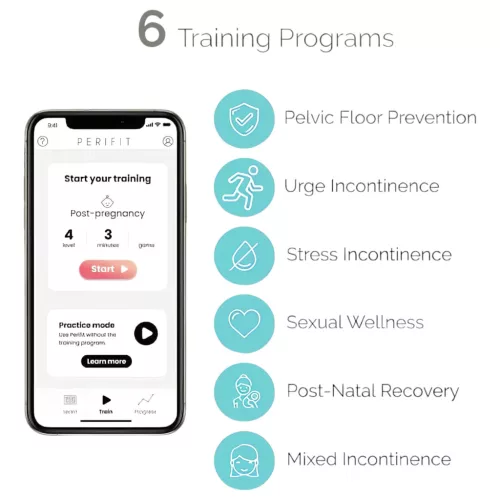 Perifit – App-vezérelt vibrációs gésagolyó (pink)