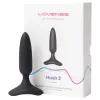 LOVENSE Hush 2 XS - akkus kis anál vibrátor (25 mm, fekete)