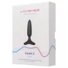 LOVENSE Hush 2 XS - akkus kis anál vibrátor (25 mm, fekete)