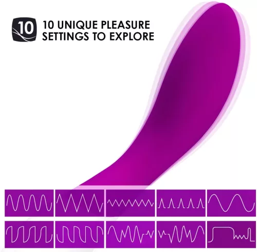 LELO Mona Wave - hullámzó mozgású, vízálló G-pont vibrátor (lila)