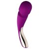 LELO Smart Wand 2 - nagy - akkus, masszírozó vibrátor (lila)