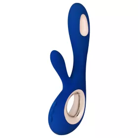   LELO Soraya Wave - akkus, csiklókaros, bólogató vibrátor (kék)