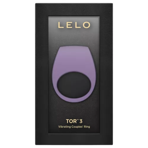 LELO Tor 3 – App-vezérelt vibrációs péniszgyűrű, férfiaknak (lila)