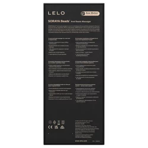 LELO Soraya Beads - akkus, vízálló anál vibrátor (lila)