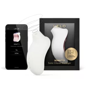   LELO Sona 3 - hanghullámos, vízálló csiklóizgató (fehér)