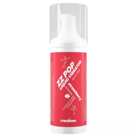   Crushious ZZ Pop - csókolható folyékony vibrátor eper (30ml)