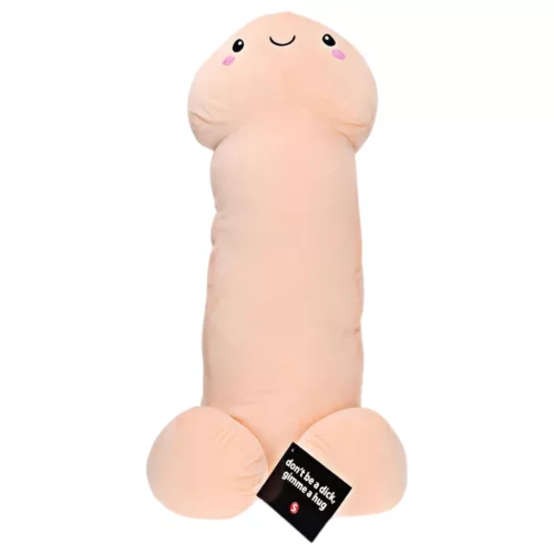 Ölelhető pénisz plüss - 30 cm (natúr)