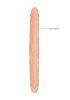 RealRock Double Dong 14 - dupla dildó (36cm) - natúr