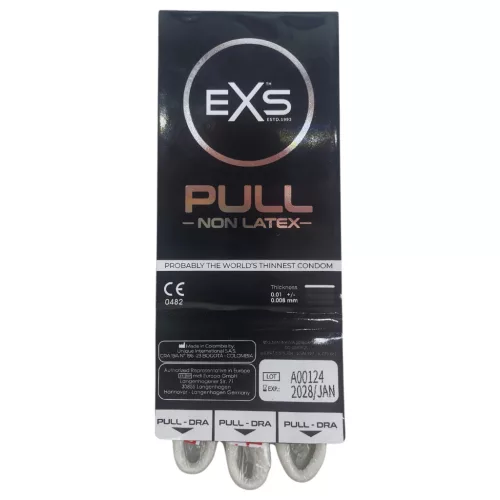EXS - latexmentes óvszer (3 db)