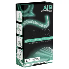 Uniq Air - latexmentes, hipoallergén női óvszer (3 db)