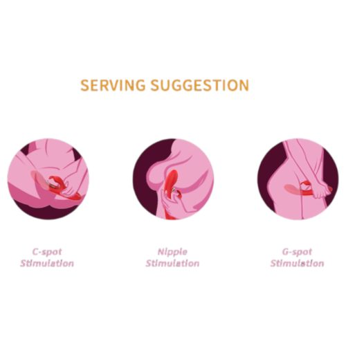 Bestoy - G-pont és csiklóizgató vibrátor (piros)