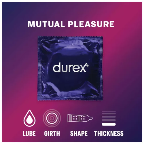 Durex Mutual Pleasure - késleltető óvszer (3 db)