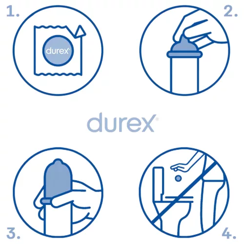Durex Mutual Pleasure - késleltető óvszer (3 db)