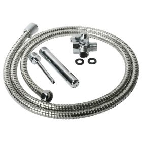 Shower Enema - alumínium intim zuhany szett (ezüst)