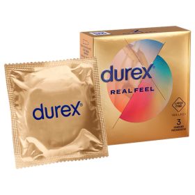 Durex Real Feel - latexmentes óvszer (3db)