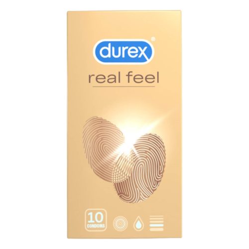 Durex Real Feel - latexmentes óvszer (10db)