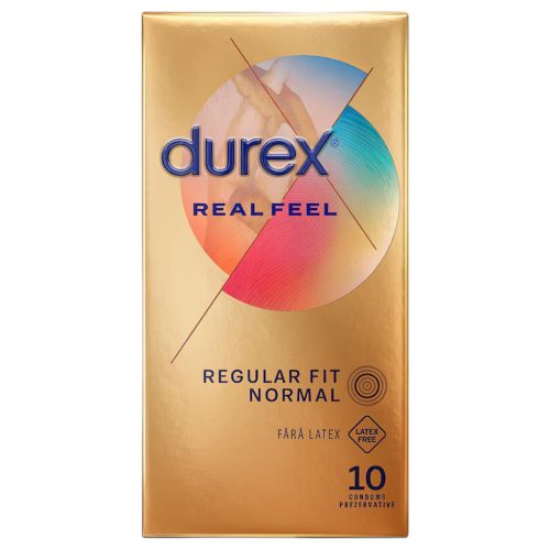 Durex Real Feel - latexmentes óvszer (10db)