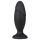 Anal Adventures Platinum Rocket - nagy anál plug (fekete)