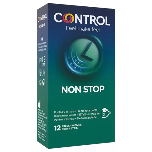 / Control - bordázott késleltető hatású óvszer (12 db)
