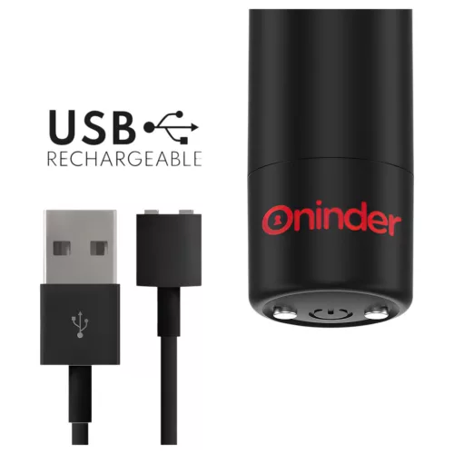 Oninder - App-vezérelt vibrátor (fekete)