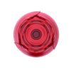 ÜNIHÖRN Redrose - akkus, léghullámos rózsa csikló vibrátor (piros)