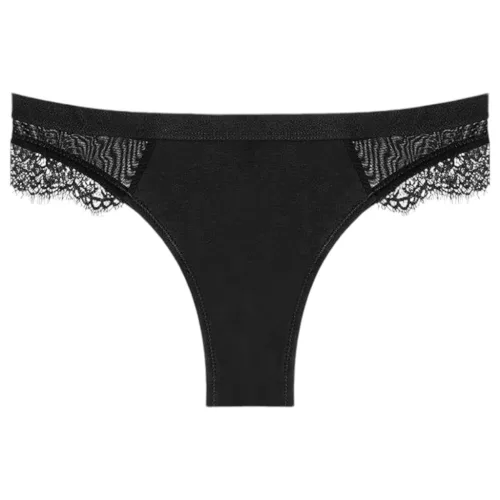 Adalet Flora Normal - menstruációs bugyi (fekete)
