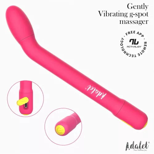 Adalet Gently – App-vezérelt G-pont és prosztata vibrátor (pink)