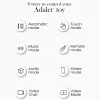 Adalet Gently – App-vezérelt G-pont és prosztata vibrátor (pink)