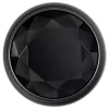 Evolved Black Gem - fém anál plug szett, fekete kővel (ezüst)