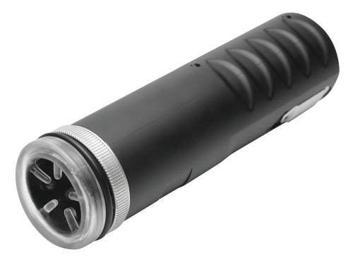 / Master-Bot - fel-le mozgó, puha tüskés száj maszturbátor (fekete)