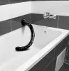 Hosed Anal Snake 19 - tapadókorongos anál dildó (fekete)
